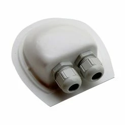 BAUHAUS Sunset Kabeldurchführung Doppelt, Weiß