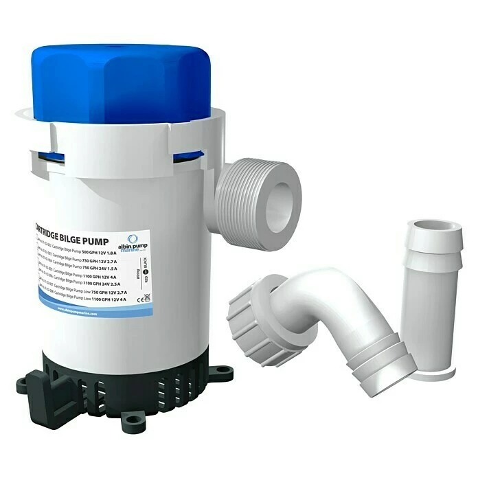 BAUHAUS Albin Pump Bilgepumpe 500GPH Max. Fördermenge: 50 L/min, 12 V 3 BAUHAUS Albin Pump Bilgepumpe 500GPH Max. Fördermenge: 50 L/min, 12 V