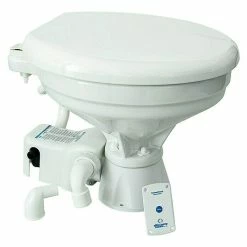 BAUHAUS Albin Pump Bordtoilette Standard Elektro EVO Comfort 12V L X B X H: 49 X 34 X 47 Cm, Spülsystem: Elektrisch, Weiß