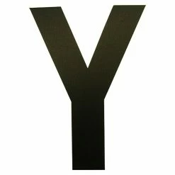 BAUHAUS Folienzeichen Buchstabe Y, 10 Cm, PVC, Schwarz