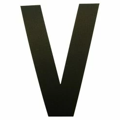 BAUHAUS Folienzeichen Buchstabe V, 10 Cm, PVC, Schwarz