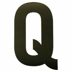 BAUHAUS Folienzeichen Buchstabe Q, 10 Mm, PVC, Schwarz