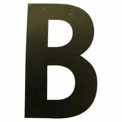 BAUHAUS Folienzeichen Buchstabe B, 10 Cm, PVC, Schwarz