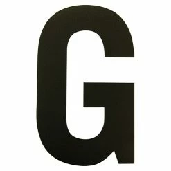 BAUHAUS Folienzeichen Buchstabe G, 10 Cm, PVC, Schwarz