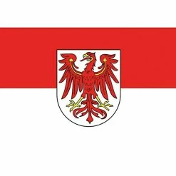 BAUHAUS Flagge Brandenburg, 45 X 30 Cm, Spunpolyester