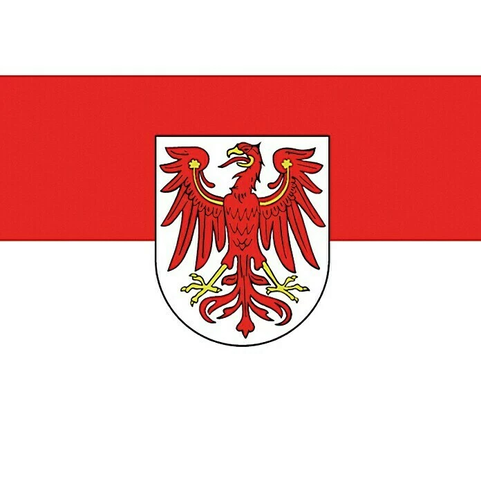 BAUHAUS Flagge Brandenburg, 45 X 30 Cm, Spunpolyester 3 BAUHAUS Flagge Brandenburg, 45 X 30 Cm, Spunpolyester