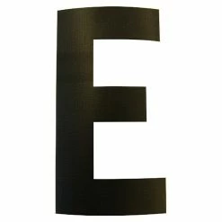 BAUHAUS Folienzeichen Buchstabe E, 10 Cm, PVC, Schwarz