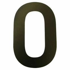 BAUHAUS Folienzeichen Zahl 0, 10 Cm, PVC, Schwarz