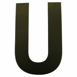 BAUHAUS Folienzeichen Buchstabe U, 10 Cm, PVC, Schwarz