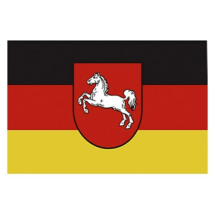 BAUHAUS Flagge Niedersachsen, 30 X 20 Cm, Spunpolyester 3 BAUHAUS Flagge Niedersachsen, 30 X 20 Cm, Spunpolyester