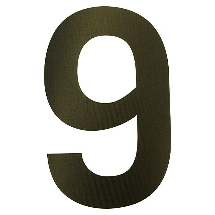 BAUHAUS Folienzeichen Zahl 9, 10 Cm, PVC, Schwarz 3 BAUHAUS Folienzeichen Zahl 9, 10 Cm, PVC, Schwarz