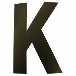 BAUHAUS Folienzeichen Buchstabe K, 10 Cm, PVC, Schwarz