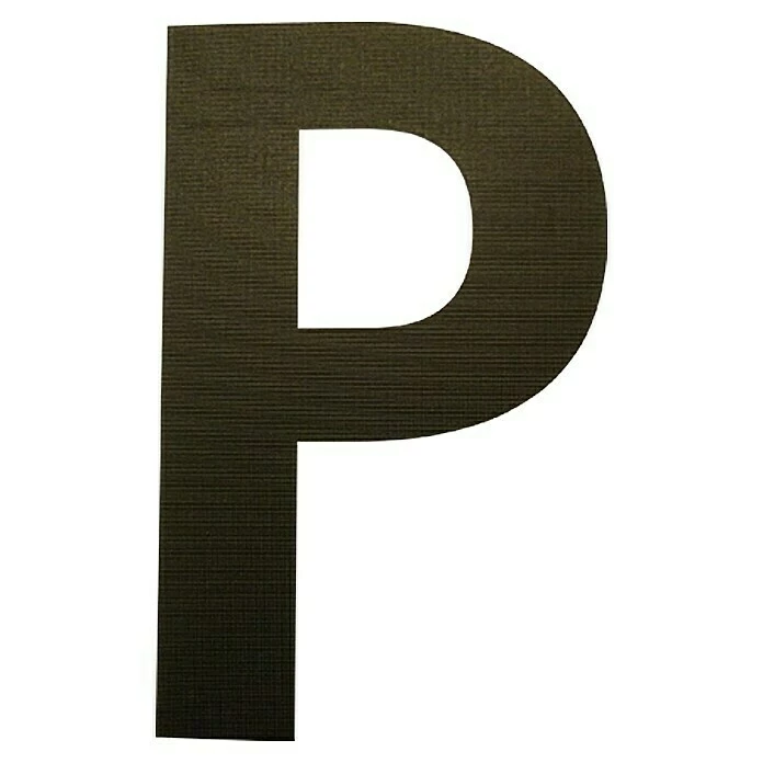 BAUHAUS Folienzeichen Buchstabe P, 10 Cm, PVC, Schwarz 3 BAUHAUS Folienzeichen Buchstabe P, 10 Cm, PVC, Schwarz