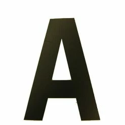 BAUHAUS Folienzeichen Buchstabe A, 10 Cm, PVC, Schwarz