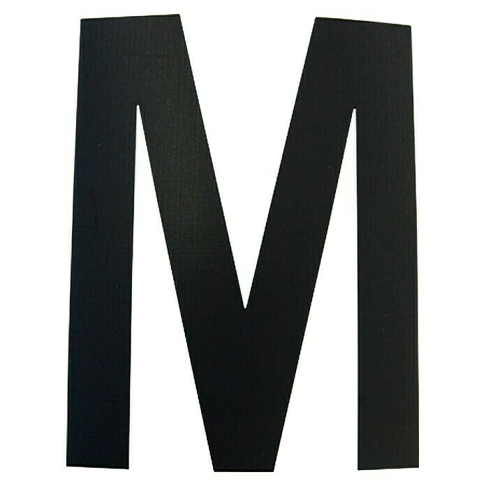 BAUHAUS Folienzeichen Buchstabe M, 10 Cm, PVC, Schwarz 3 BAUHAUS Folienzeichen Buchstabe M, 10 Cm, PVC, Schwarz