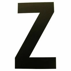 BAUHAUS Folienzeichen Buchstabe Z, 10 Cm, PVC, Schwarz