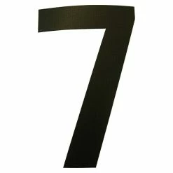 BAUHAUS Folienzeichen Zahl 7, 10 Cm, PVC, Schwarz