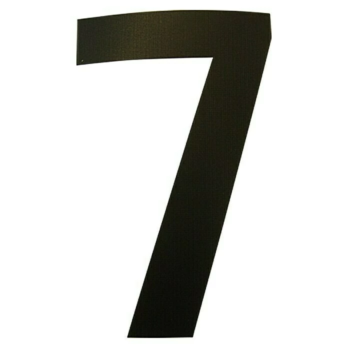 BAUHAUS Folienzeichen Zahl 7, 10 Cm, PVC, Schwarz 3 BAUHAUS Folienzeichen Zahl 7, 10 Cm, PVC, Schwarz