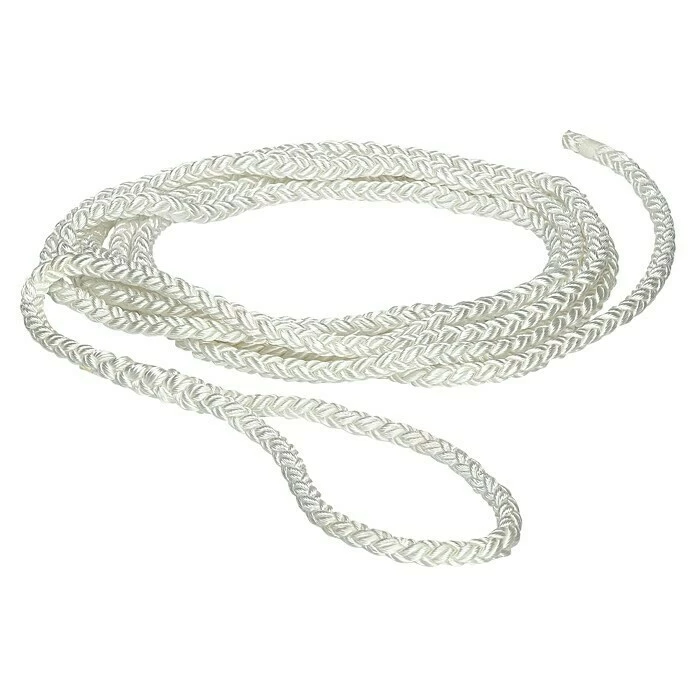 BAUHAUS Leine 8-Plait Mit Auge Nylon, Länge: 10 M, Durchmesser: 16 Mm, Weiß 2 BAUHAUS Leine 8-Plait Mit Auge Nylon, Länge: 10 M, Durchmesser: 16 Mm, Weiß