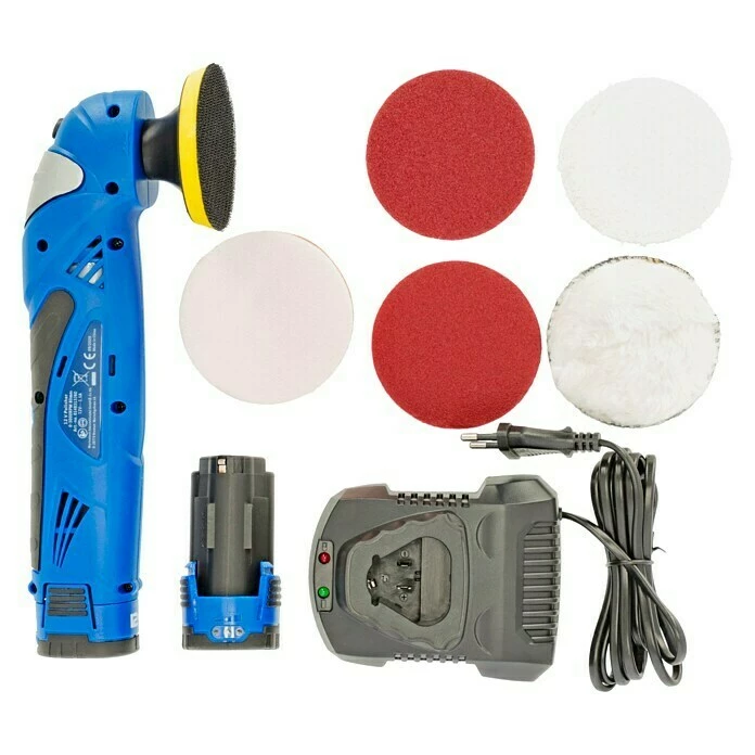 BAUHAUS Marinetech Akku-Poliermaschinen-Set 12 V, Li-Ionen, 1,3 Ah, Leerlaufdrehzahl: 0 U/min - 3.000 U/min 3 BAUHAUS Marinetech Akku-Poliermaschinen-Set 12 V, Li-Ionen, 1,3 Ah, Leerlaufdrehzahl: 0 U/min - 3.000 U/min