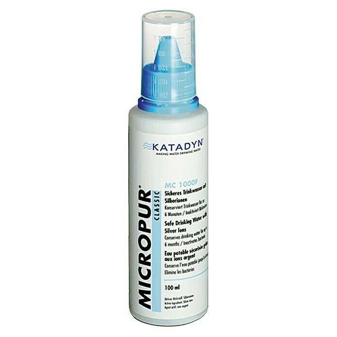 BAUHAUS Katadyn Trinkwasserkonservierung Micropur Classic MC 1.000F 100 Ml, Inhalt Ausreichend Für Ca.: 1.000 L, Ohne Chlor, Flüssig 3 BAUHAUS Katadyn Trinkwasserkonservierung Micropur Classic MC 1.000F 100 Ml, Inhalt Ausreichend Für Ca.: 1.000 L, Ohne Chlor, Flüssig