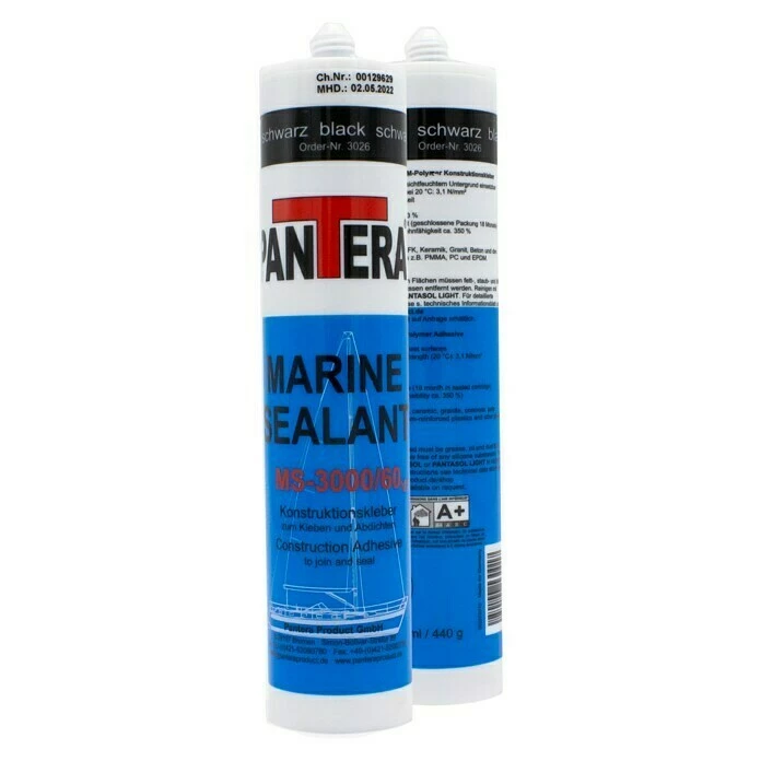 BAUHAUS Pantera Konstruktionskleber MARINE SEALANT MS-3000/60 V2 290 Ml, Schwarz 3 BAUHAUS Pantera Konstruktionskleber MARINE SEALANT MS-3000/60 V2 290 Ml, Schwarz