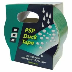 BAUHAUS Duck Tape Grün, 5 M X 50 Mm