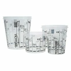 BAUHAUS Yachtcare Leer-Mischeimer 750 Ml, Kunststoff, Transparent