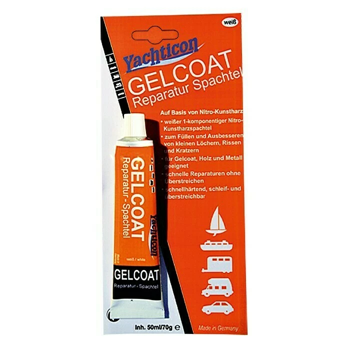 BAUHAUS Yachticon Gelcoat Flüssig, 45 Ml 3 BAUHAUS Yachticon Gelcoat Flüssig, 45 Ml