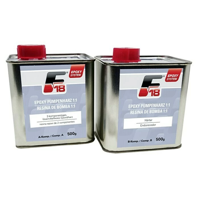 BAUHAUS F18 Epoxidharz-Set 1 X Epoxidharz (500g), 1 X Härter (500 G) 3 BAUHAUS F18 Epoxidharz-Set 1 X Epoxidharz (500g), 1 X Härter (500 G)