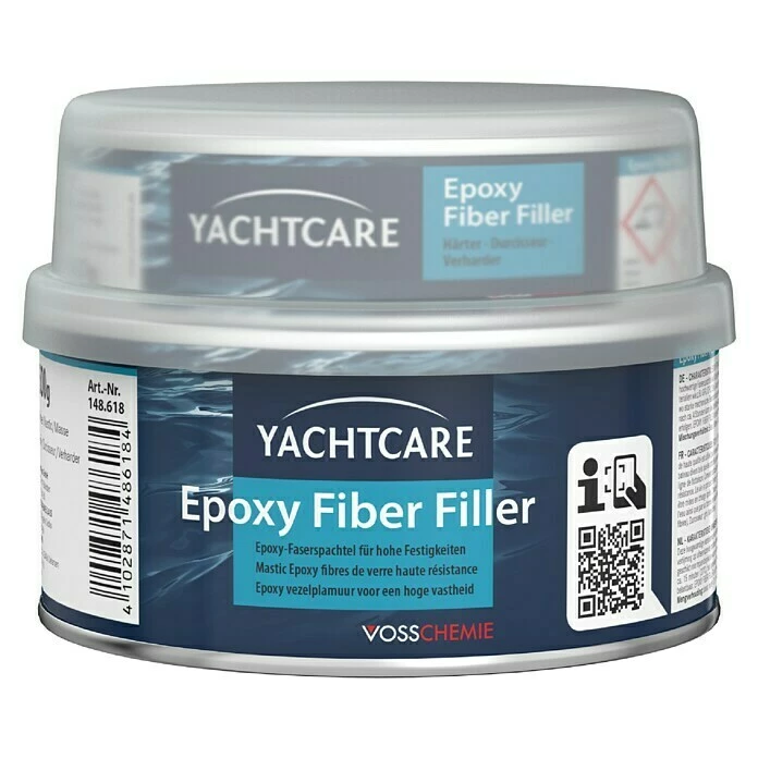 BAUHAUS Yachtcare Epoxy Fiber Filler 500 G, Hellblau 4 BAUHAUS Yachtcare Epoxy Fiber Filler 500 G, Hellblau – Bild 2