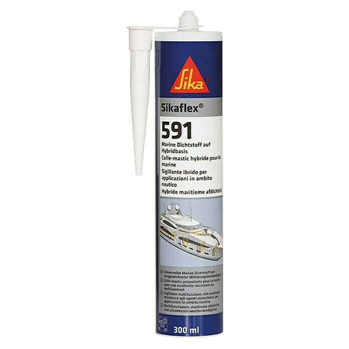 BAUHAUS Sika Dichtungsmittel Flex 591 Stahlgrau, 300 Ml, Kartusche 3 BAUHAUS Sika Dichtungsmittel Flex 591 Stahlgrau, 300 Ml, Kartusche