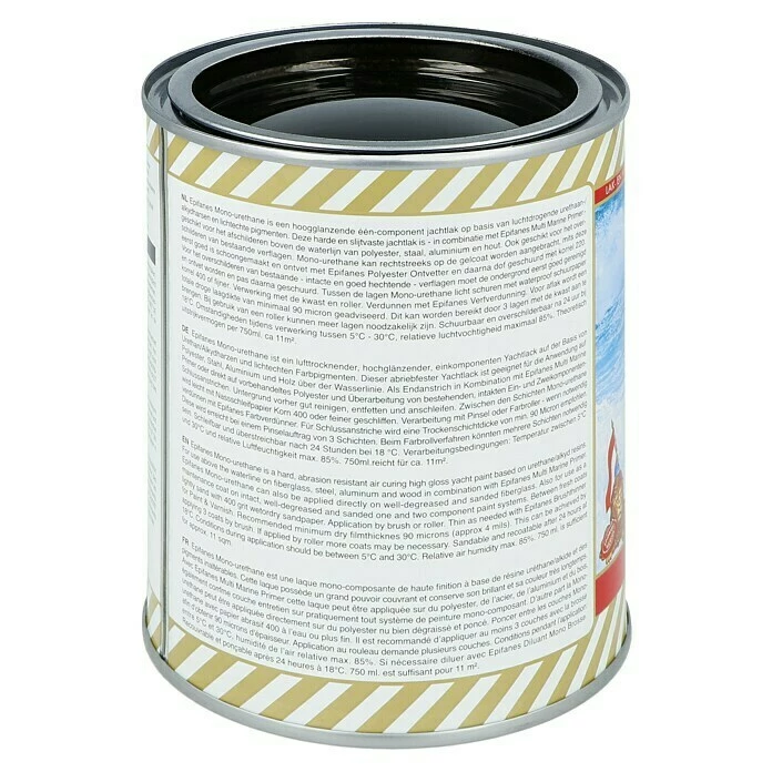 BAUHAUS Epifanes Yachtlack Mono-Urethan Schwarz 3119, 750 Ml 4 BAUHAUS Epifanes Yachtlack Mono-Urethan Schwarz 3119, 750 Ml – Bild 2