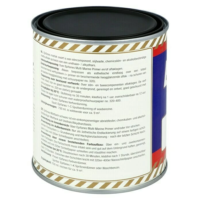 BAUHAUS Epifanes Yachtlack Schwarz, 750 Ml 4 BAUHAUS Epifanes Yachtlack Schwarz, 750 Ml – Bild 2