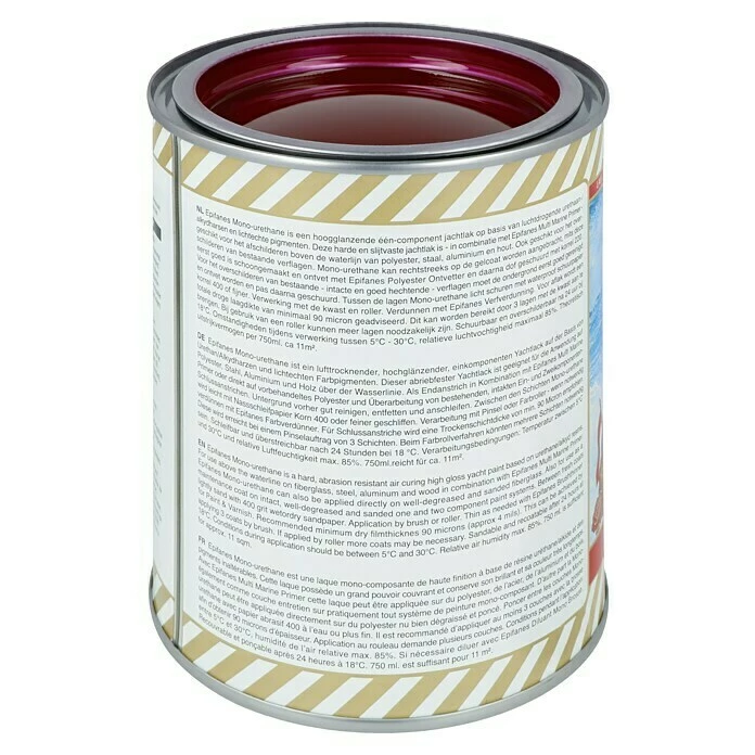 BAUHAUS Epifanes Yachtlack Mono-Urethan Dunkelrot 3233, 750 Ml 4 BAUHAUS Epifanes Yachtlack Mono-Urethan Dunkelrot 3233, 750 Ml – Bild 2