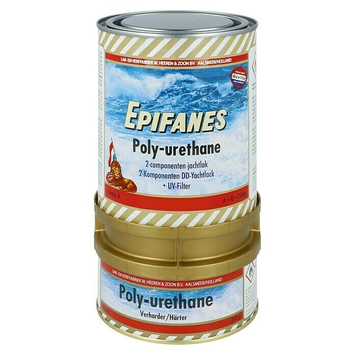 BAUHAUS Epifanes Polyurethan-Klarlack 2 K DD-Lack 750 Ml, Glänzend, Klar 4 BAUHAUS Epifanes Polyurethan-Klarlack 2 K DD-Lack 750 Ml, Glänzend, Klar – Bild 2