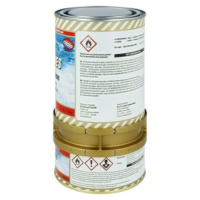 BAUHAUS Epifanes Polyurethan-Klarlack 2 K DD-Lack 750 Ml, Glänzend, Klar 5 BAUHAUS Epifanes Polyurethan-Klarlack 2 K DD-Lack 750 Ml, Glänzend, Klar – Bild 3