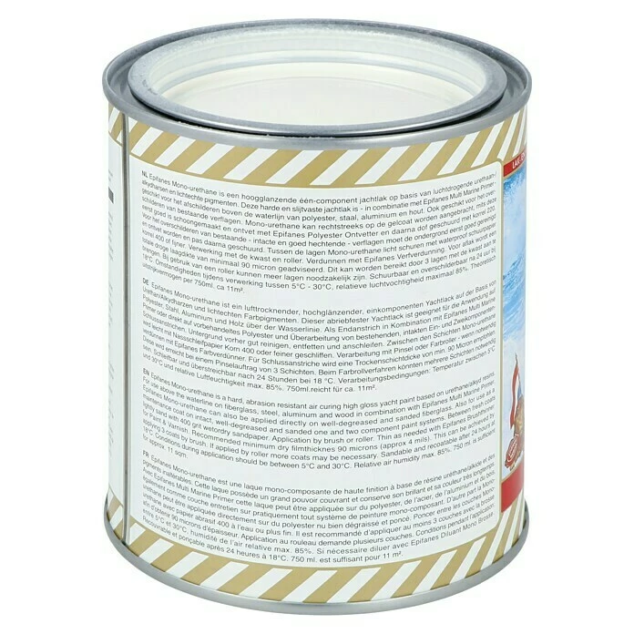 BAUHAUS Epifanes Yachtlack Mono-Urethan Arktisweiß 3248, 750 Ml 4 BAUHAUS Epifanes Yachtlack Mono-Urethan Arktisweiß 3248, 750 Ml – Bild 2