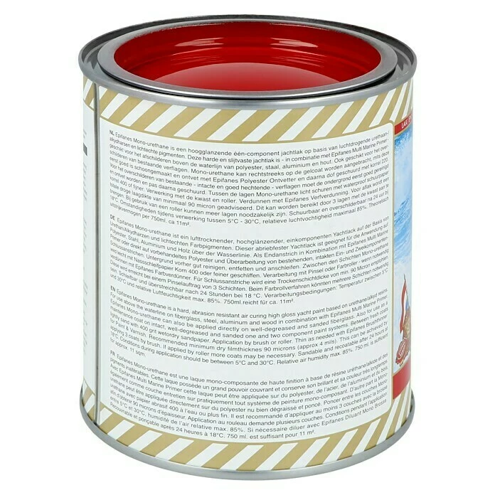 BAUHAUS Epifanes Yachtlack Mono-Urethan Rot 3116, 750 Ml 4 BAUHAUS Epifanes Yachtlack Mono-Urethan Rot 3116, 750 Ml – Bild 2