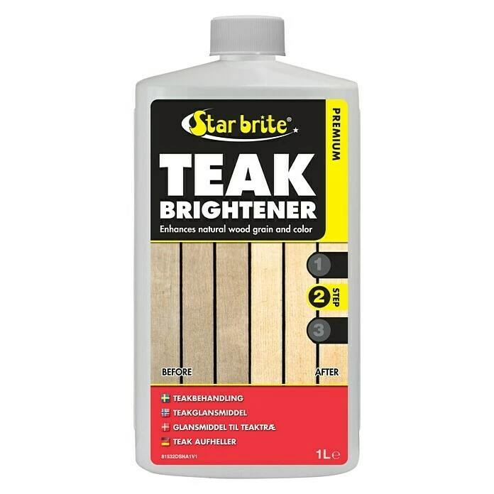BAUHAUS Star Brite Teakreiniger Premium Step 2 1 L 3 BAUHAUS Star Brite Teakreiniger Premium Step 2 1 L