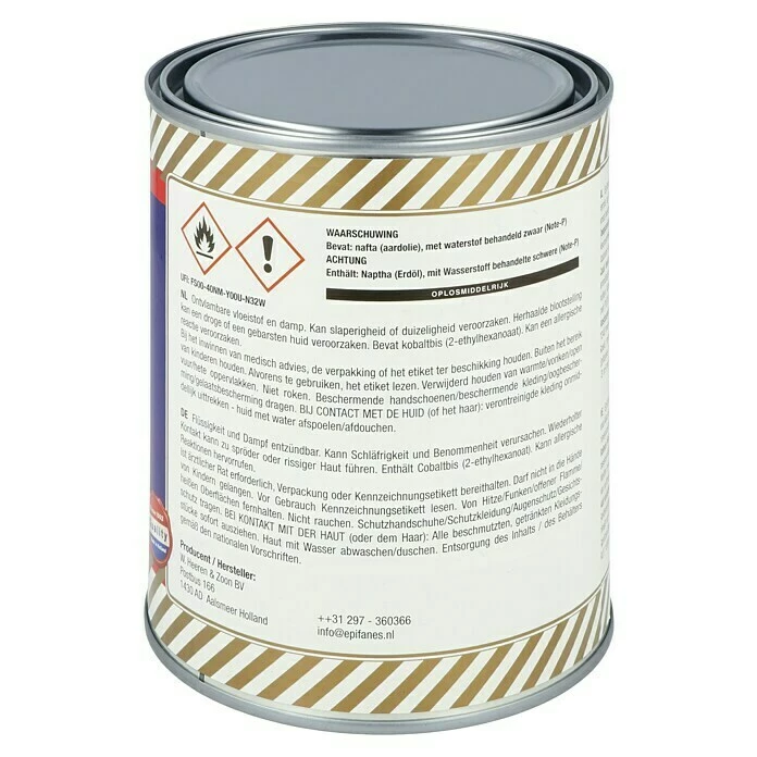 BAUHAUS Epifanes Klarlack Transparent, 1 L, Seidenglänzend 5 BAUHAUS Epifanes Klarlack Transparent, 1 L, Seidenglänzend – Bild 3