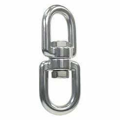 BAUHAUS Wirbelschäkel Bolzendurchmesser: 6 Mm, Bruchlast: 1.130 Kg, Auge-Auge, Edelstahl, A4