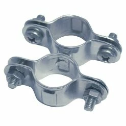 BAUHAUS Doppelschelle Durchmesser: 25 Mm, Edelstahl, A2