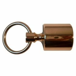 BAUHAUS Conacord Endstück Mit Öse Für Seildurchmesser: 30 Mm, Messing, Poliert