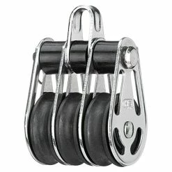 BAUHAUS Sprenger Block 6 Mm, Mit Bügel, Gleitlager, 25 X 9,2 Mm, Arbeitslast: 175 Kg, 3 Rollen