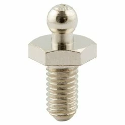 BAUHAUS Marinetech Schraube Für Druckknöpfe Länge Gewinde: 10 Mm, M 5, Messing, Vernickelt