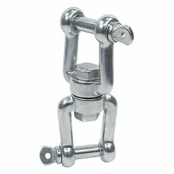 BAUHAUS Wirbelschäkel Bolzendurchmesser: 6 Mm, Bruchlast: 1.130 Kg, Gabel-Gabel, Edelstahl, A4