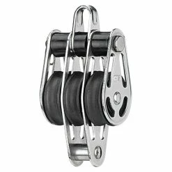 BAUHAUS Sprenger Block 6 Mm, Hundsfott, Gleitlager, 25 X 9,2 Mm, Arbeitslast: 175 Kg, 3 Rollen