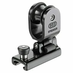 BAUHAUS Sprenger Genuaschlitten Schienenprofil 20 X 3 Mm, Schwarz, Aluminium, Gleitlager