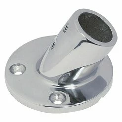 BAUHAUS Relingfuß Neigungswinkel: 60 °, Durchmesser: 25 Mm, Edelstahl, A4